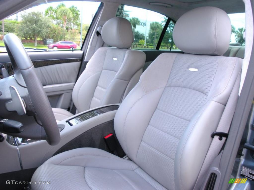 2008 E 63 AMG Sedan - Flint Grey Metallic / Ash photo #14