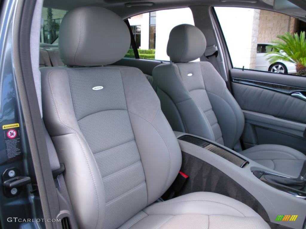 2008 E 63 AMG Sedan - Flint Grey Metallic / Ash photo #18