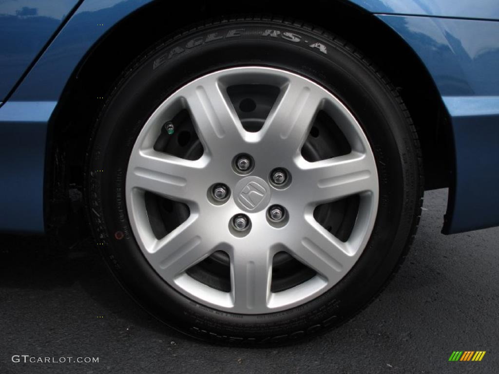 2010 Civic LX Sedan - Atomic Blue Metallic / Gray photo #23