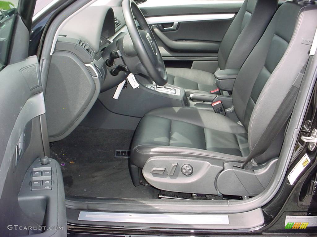 2007 A4 2.0T Sedan - Brilliant Black / Ebony photo #9