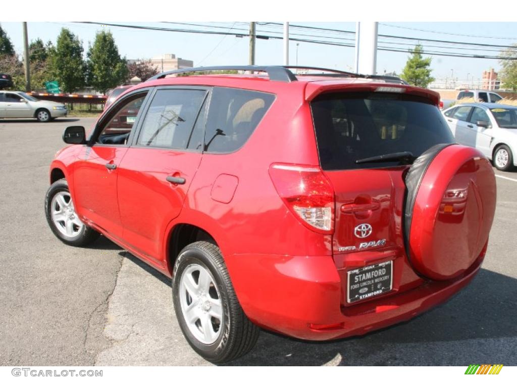 2007 RAV4 4WD - Barcelona Red Pearl / Taupe photo #10