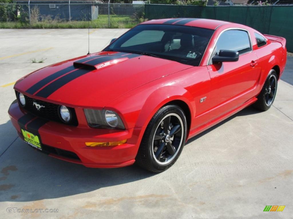 2007 Mustang GT Premium Coupe - Torch Red / Dark Charcoal photo #7