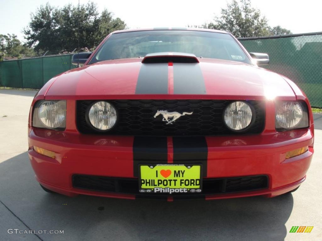 2007 Mustang GT Premium Coupe - Torch Red / Dark Charcoal photo #9