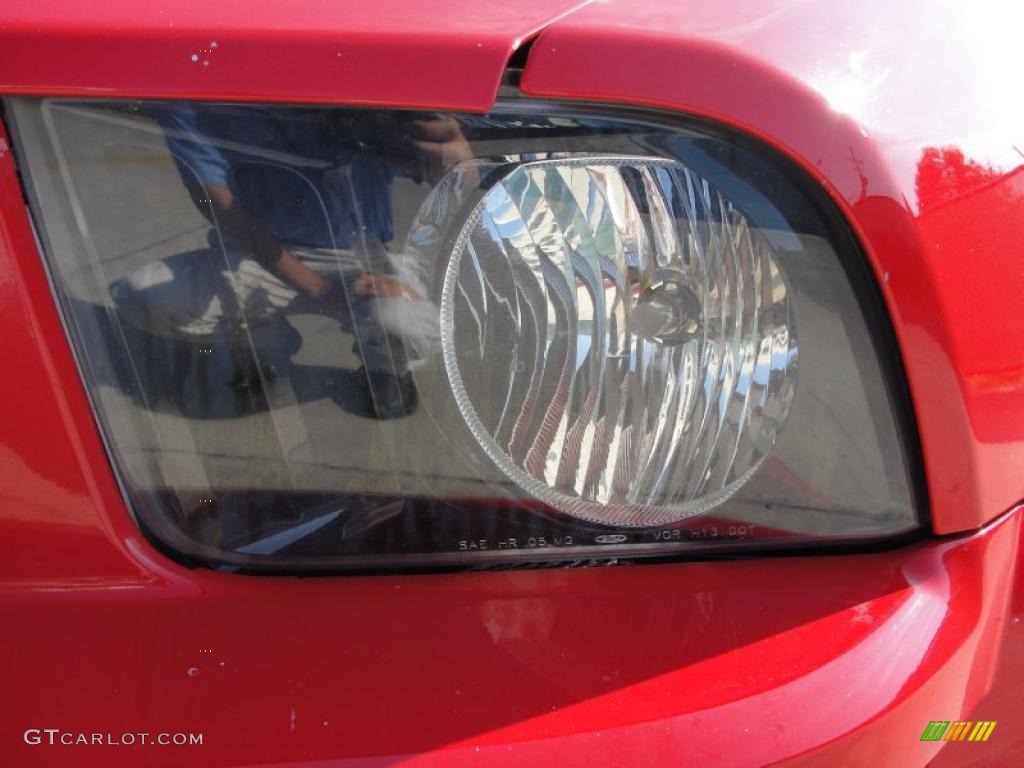 2007 Mustang GT Premium Coupe - Torch Red / Dark Charcoal photo #10