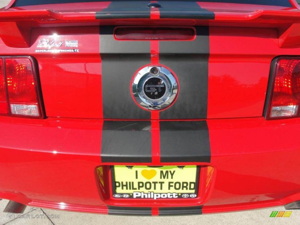 2007 Mustang GT Premium Coupe - Torch Red / Dark Charcoal photo #23