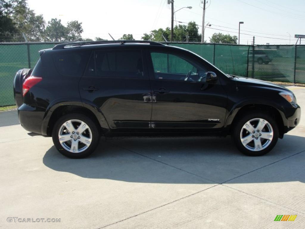 2008 RAV4 Sport - Black / Dark Charcoal photo #2