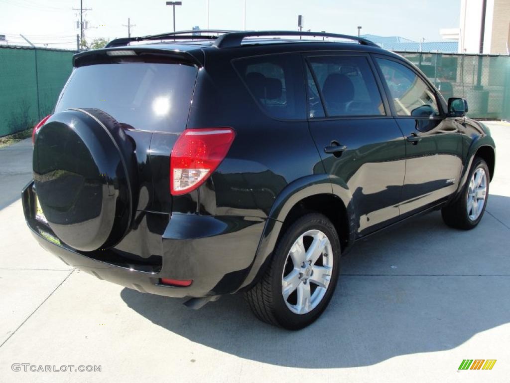 2008 RAV4 Sport - Black / Dark Charcoal photo #3