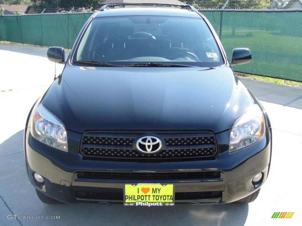 2008 RAV4 Sport - Black / Dark Charcoal photo #8