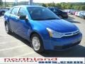 2011 Blue Flame Metallic Ford Focus SE Sedan  photo #4