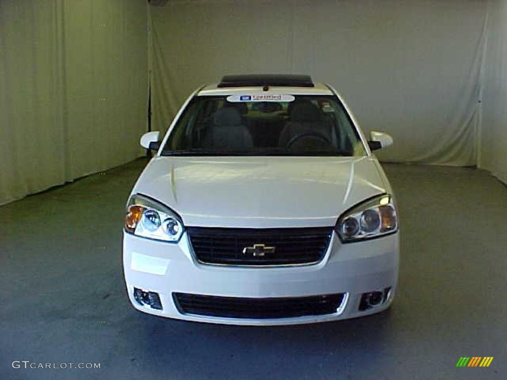 2007 Malibu LT V6 Sedan - White / Titanium Gray photo #2