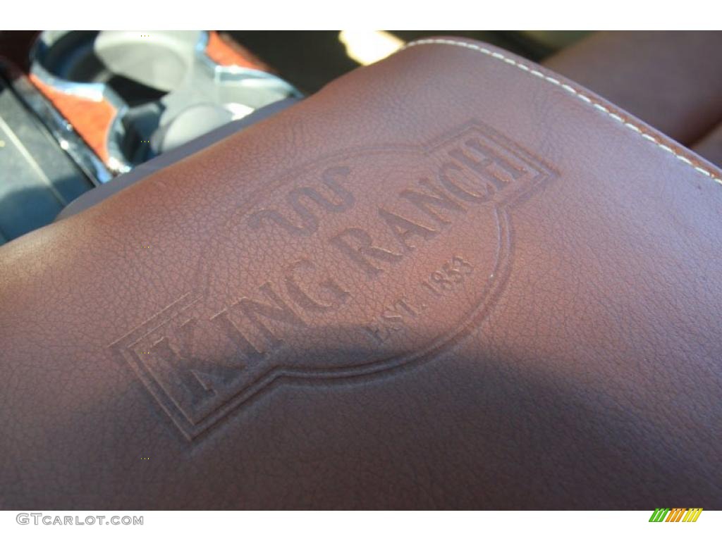 2010 F150 King Ranch SuperCrew 4x4 - Dark Blue Pearl Metallic / Chapparal Leather photo #28
