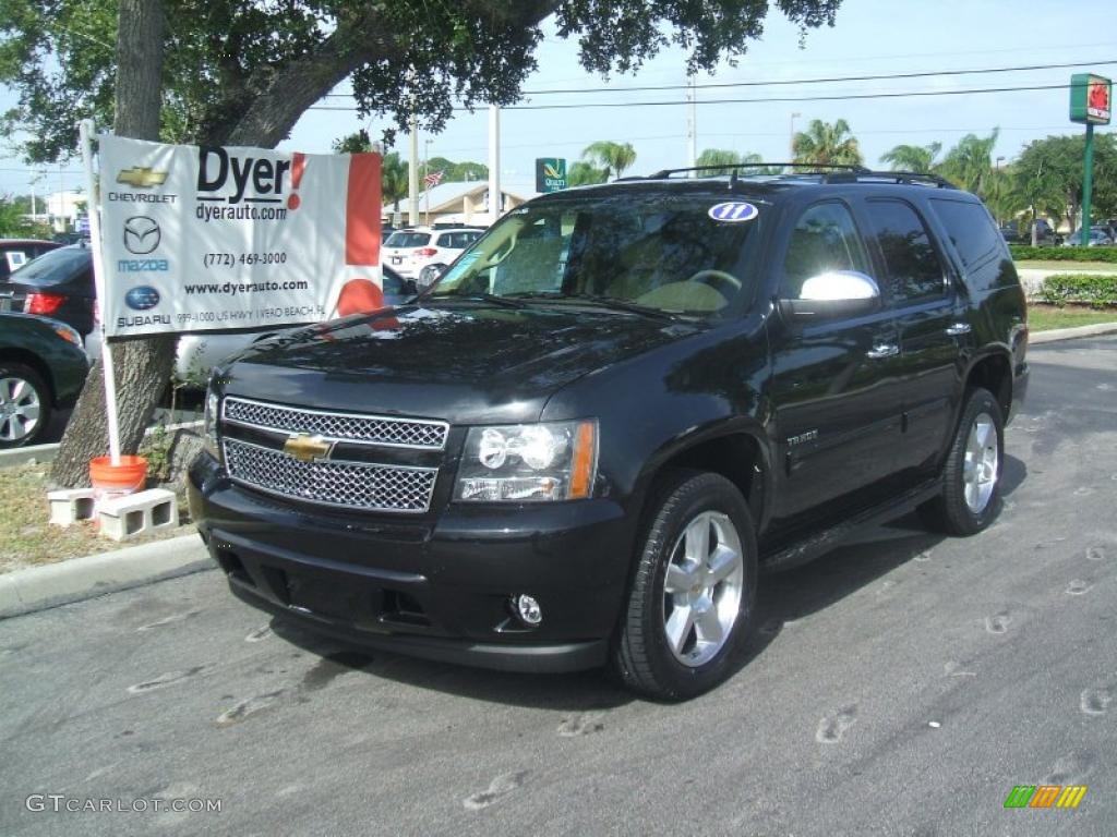 2011 Tahoe LT - Black Granite Metallic / Light Cashmere/Dark Cashmere photo #1