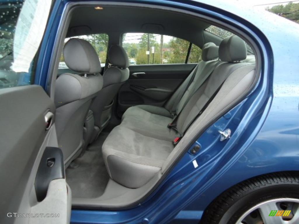 2006 Civic LX Sedan - Atomic Blue Metallic / Gray photo #6