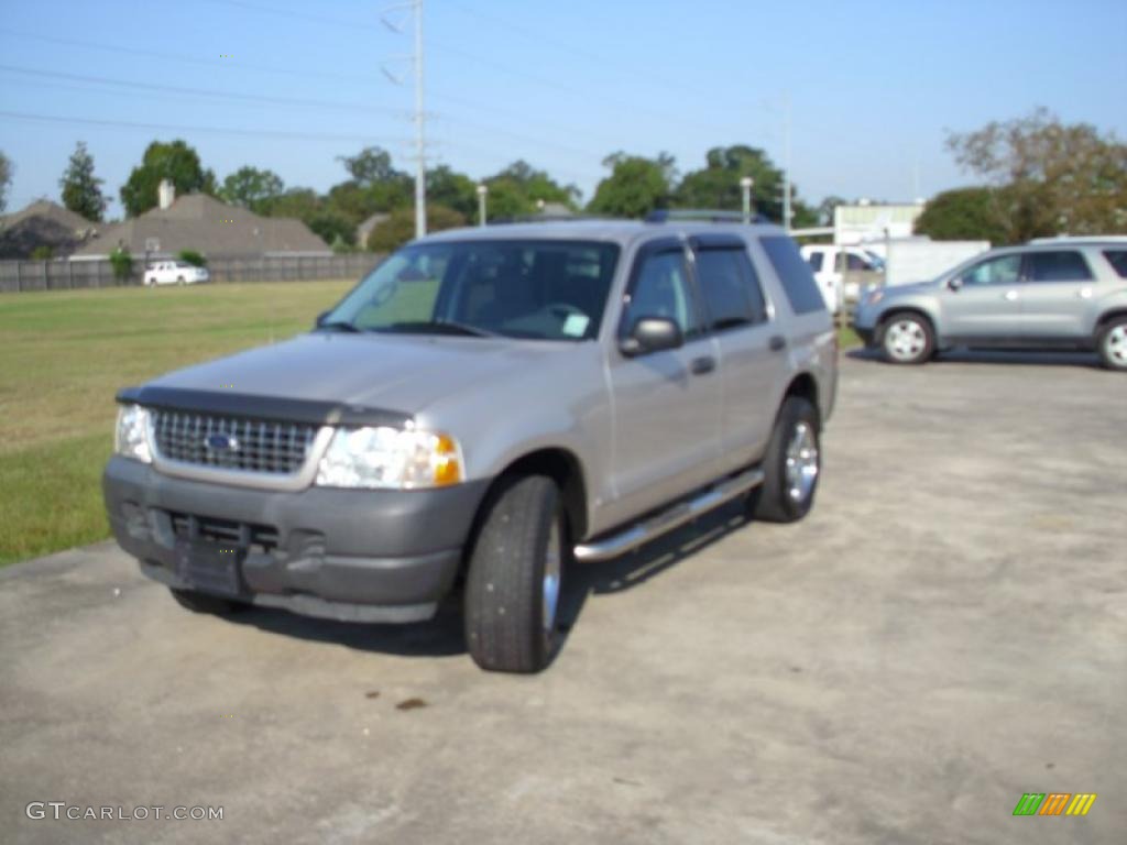 2003 Explorer XLS - Silver Birch Metallic / Graphite Grey photo #2