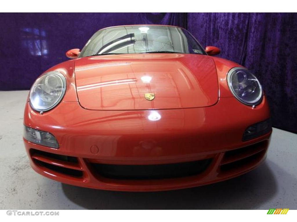 2007 911 Carrera S Cabriolet - Guards Red / Black photo #2