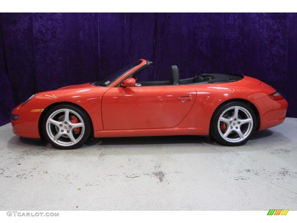 2007 911 Carrera S Cabriolet - Guards Red / Black photo #5