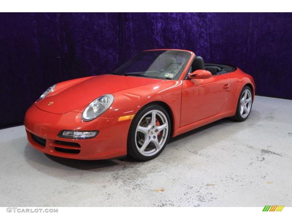 2007 911 Carrera S Cabriolet - Guards Red / Black photo #40