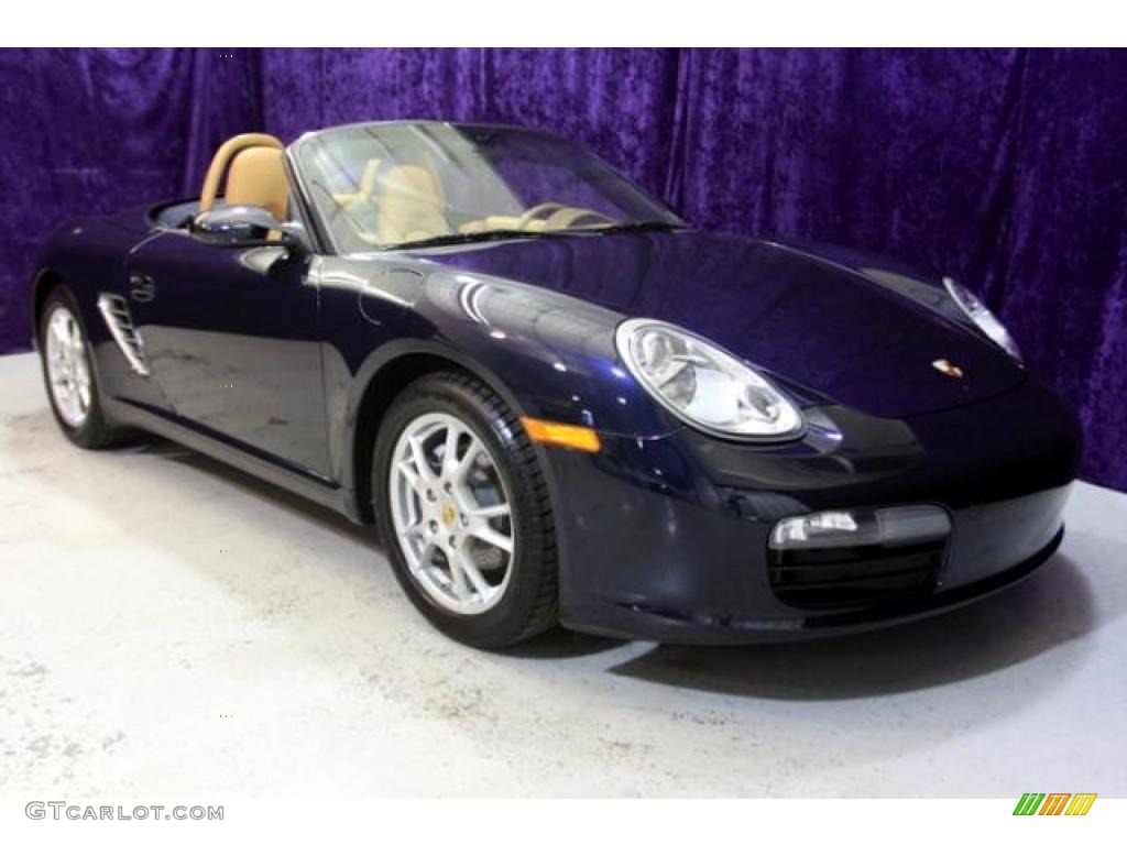 Midnight Blue Metallic Porsche Boxster