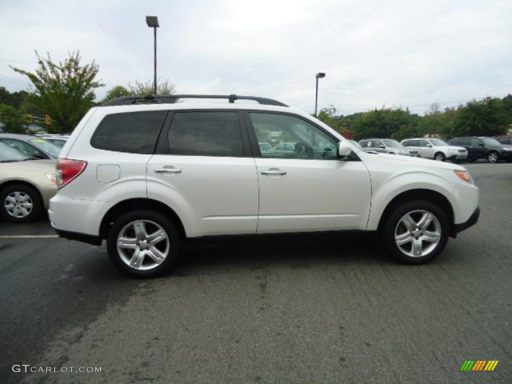 2009 Forester 2.5 X Limited - Satin White Pearl / Platinum photo #5