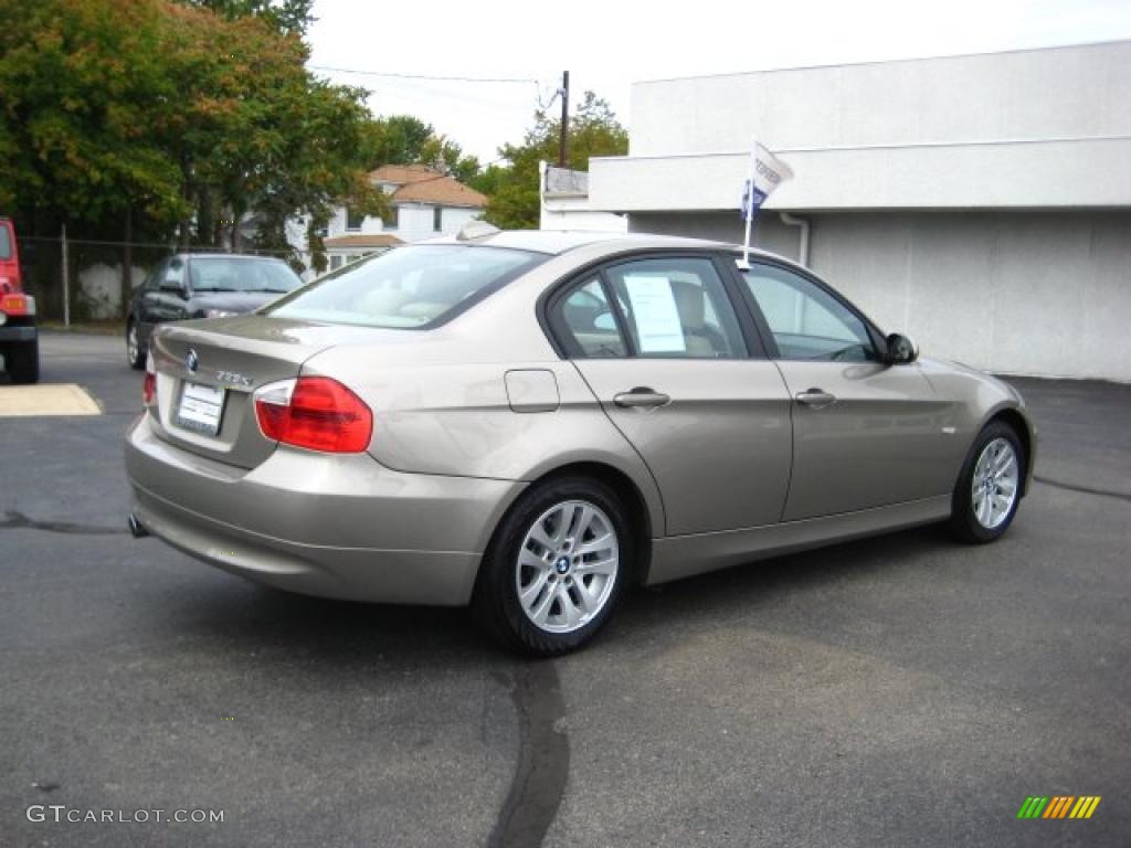 2007 3 Series 328xi Sedan - Platinum Bronze Metallic / Beige Dakota Leather photo #5