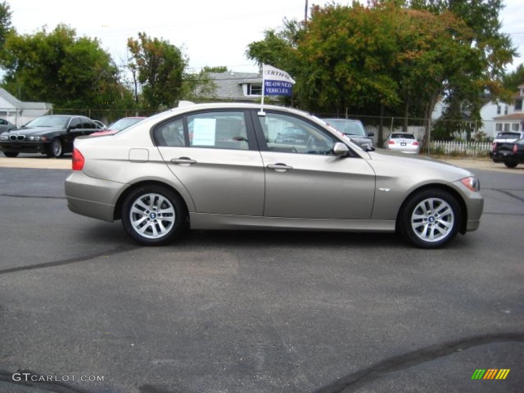 2007 3 Series 328xi Sedan - Platinum Bronze Metallic / Beige Dakota Leather photo #6