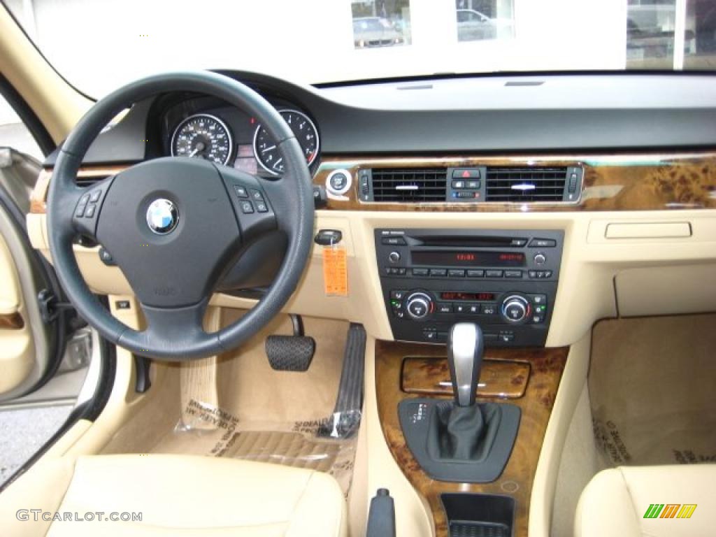 2007 3 Series 328xi Sedan - Platinum Bronze Metallic / Beige Dakota Leather photo #16