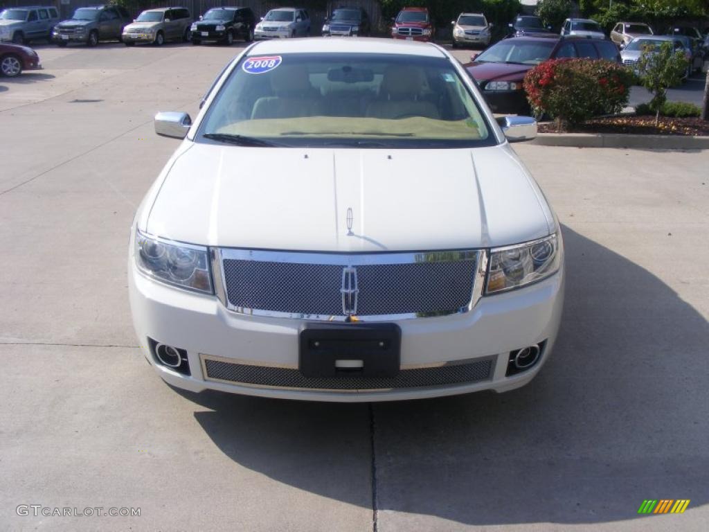 2008 MKZ Sedan - White Suede / Sand photo #3