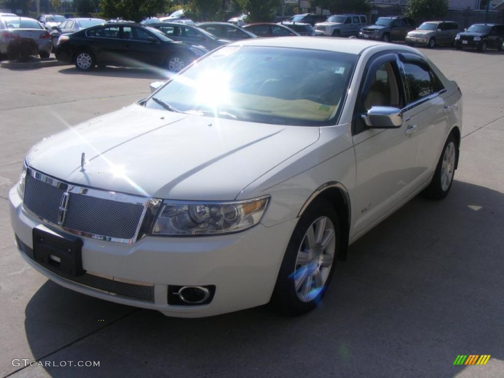 2008 MKZ Sedan - White Suede / Sand photo #4