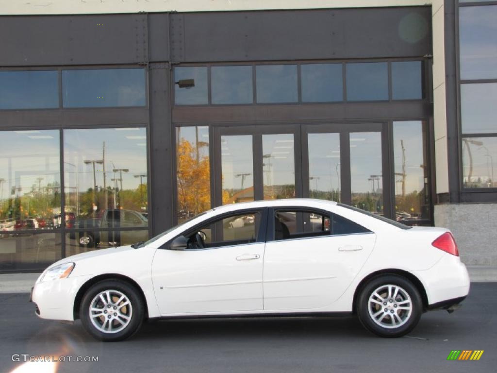 2006 G6 V6 Sedan - Ivory White / Ebony photo #1