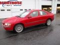 2002 Red Volvo S60 2.4T AWD  photo #2