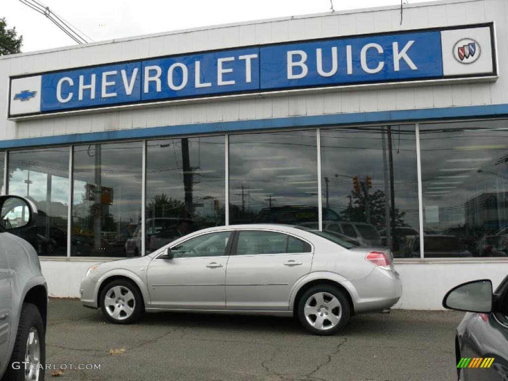 2007 Aura XE - Silver Pearl Metallic / Gray photo #1