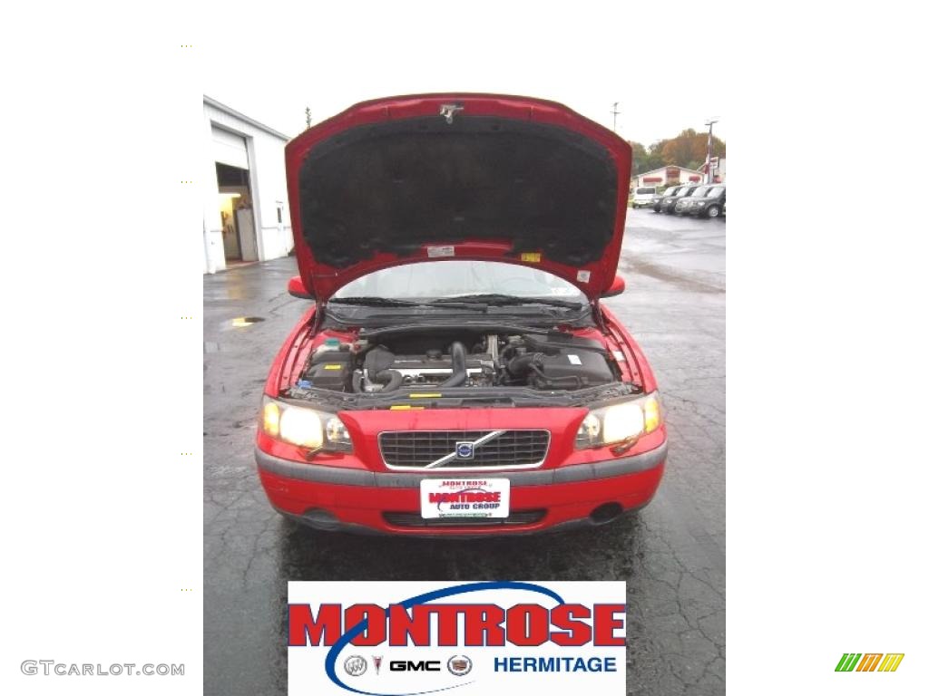 2002 S60 2.4T AWD - Red / Taupe photo #13