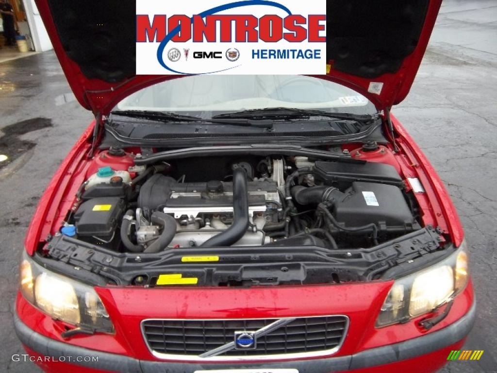 2002 S60 2.4T AWD - Red / Taupe photo #14