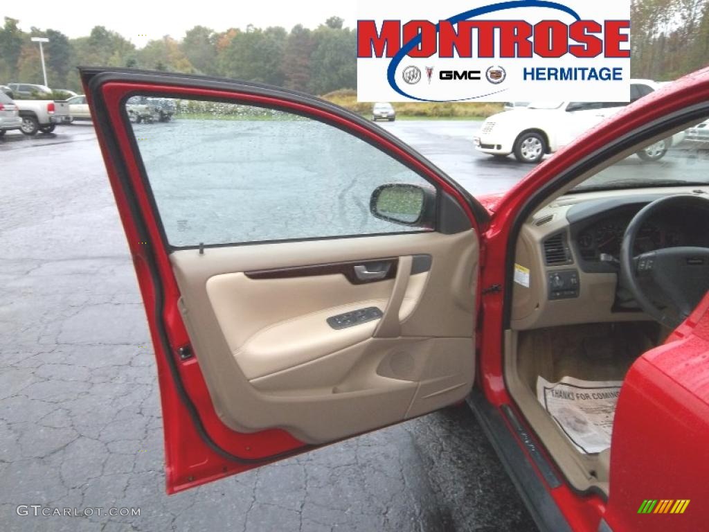 2002 S60 2.4T AWD - Red / Taupe photo #17
