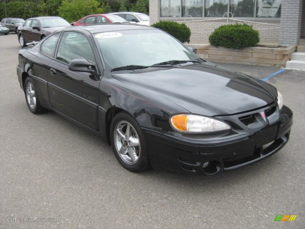 2001 Grand Am GT Coupe - Black / Dark Pewter photo #1