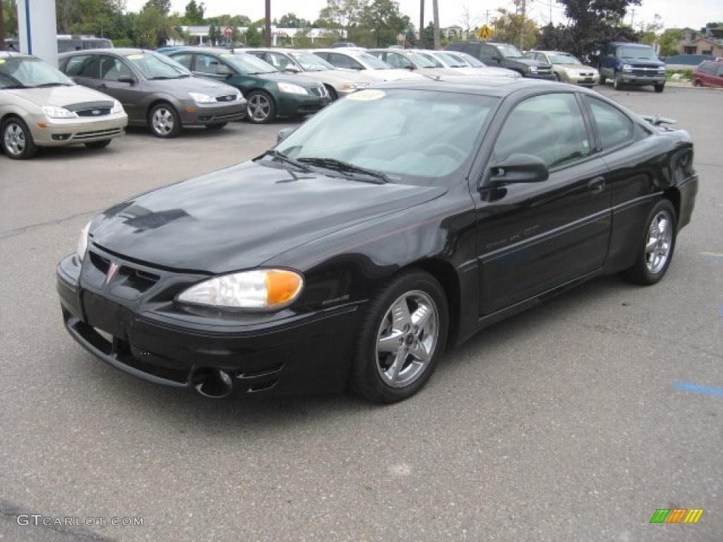 2001 Grand Am GT Coupe - Black / Dark Pewter photo #9