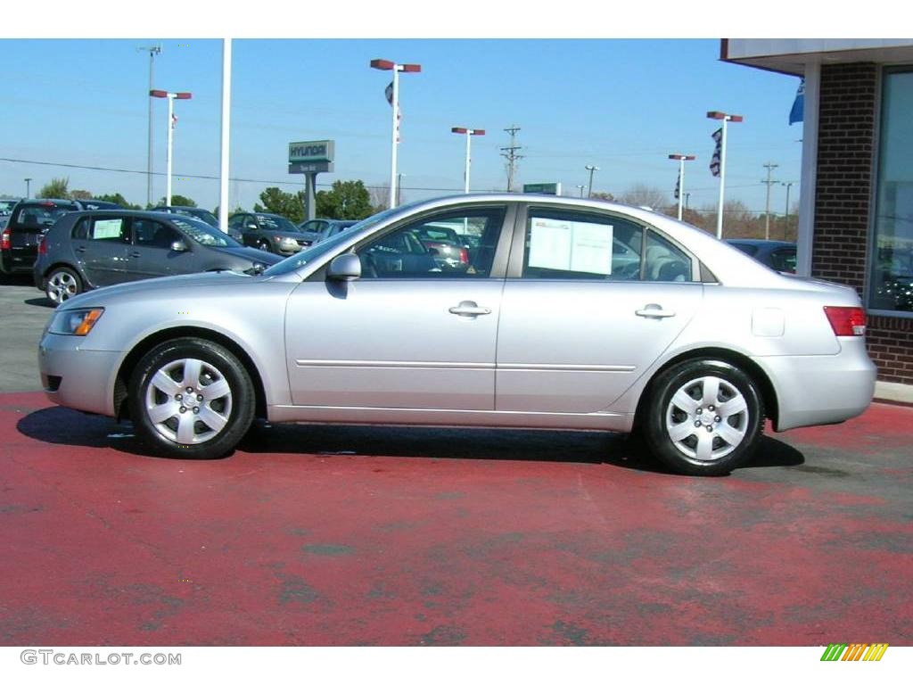2008 Sonata GLS - Bright Silver / Gray photo #2