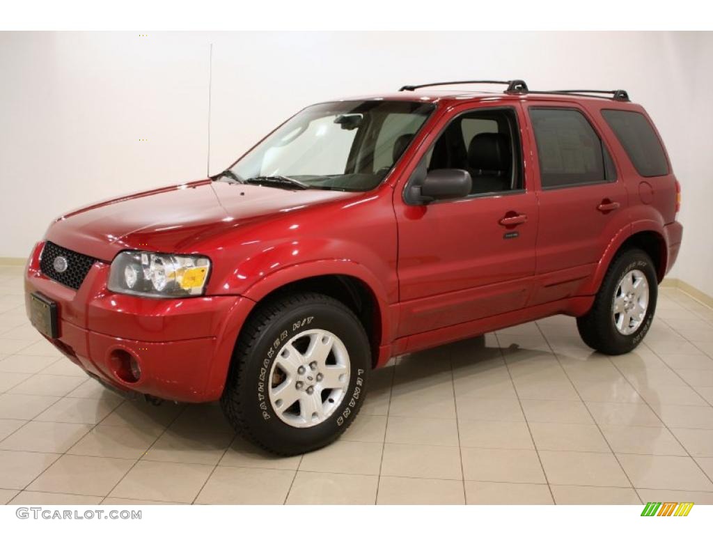 2006 Escape Limited 4WD - Redfire Metallic / Ebony Black photo #3