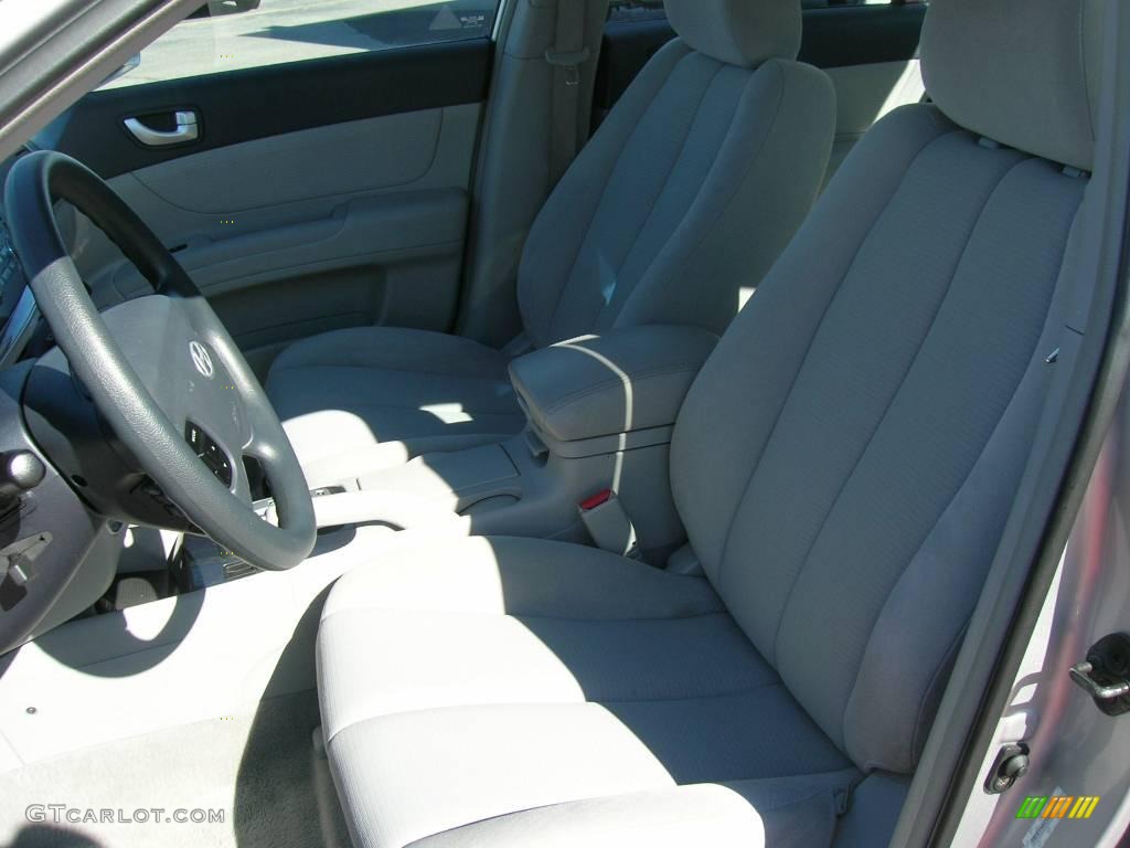 2008 Sonata GLS - Bright Silver / Gray photo #9