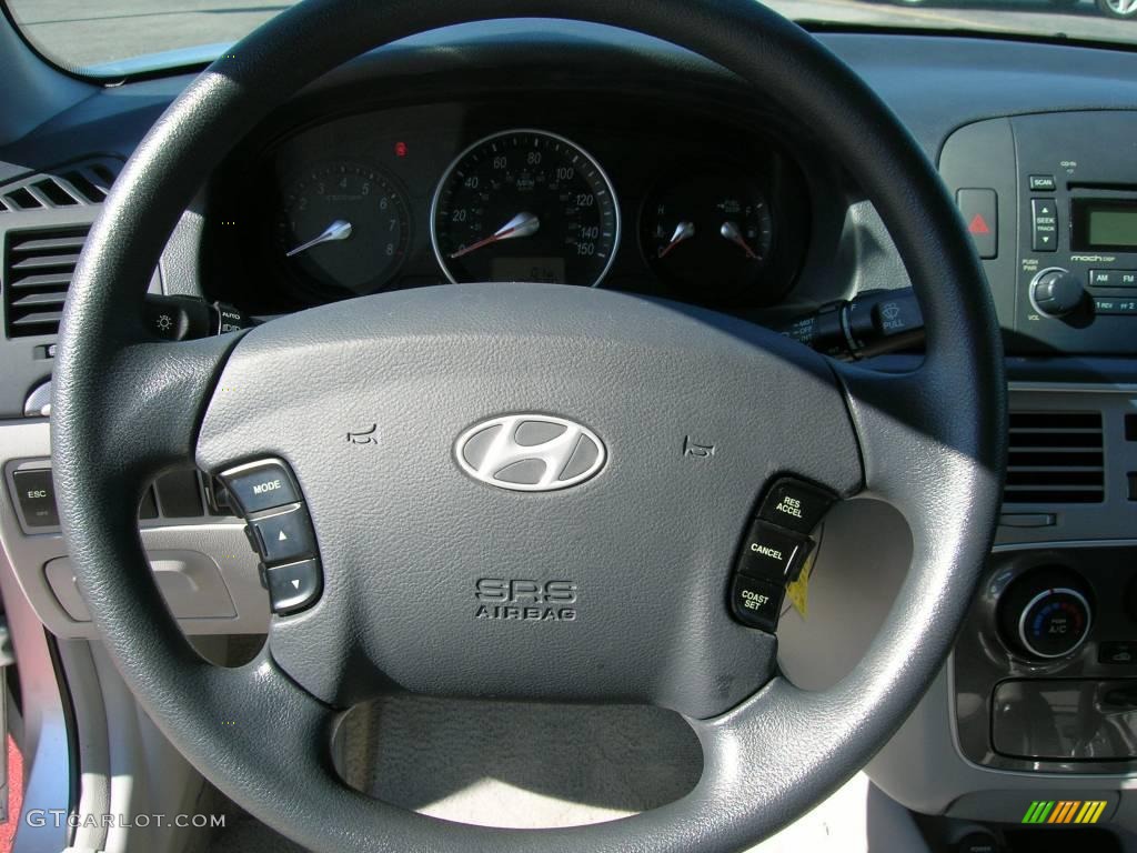 2008 Sonata GLS - Bright Silver / Gray photo #20