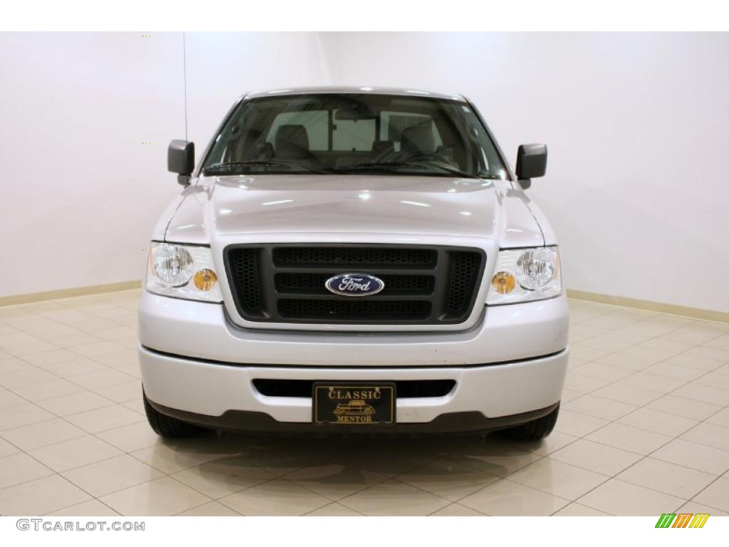 2006 F150 STX SuperCab - Silver Metallic / Medium Flint photo #2