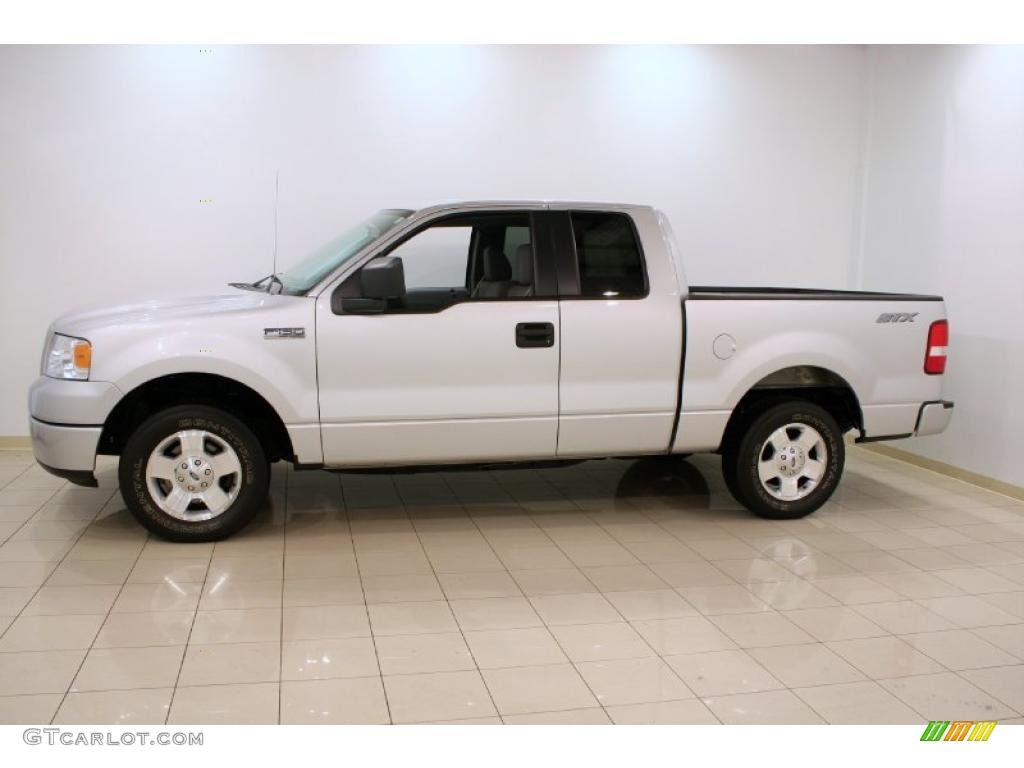 2006 F150 STX SuperCab - Silver Metallic / Medium Flint photo #4