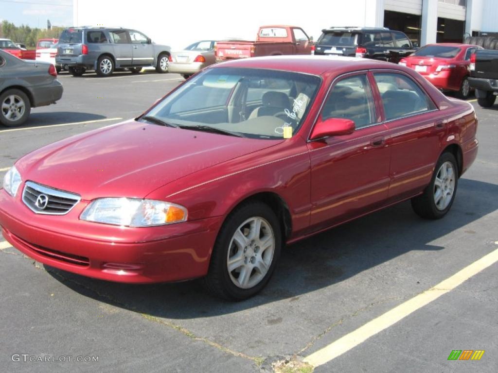 2000 626 LX-V6 - Laser Red / Beige photo #1