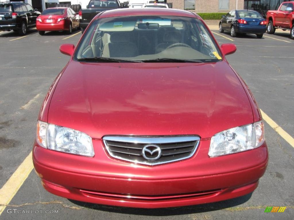 2000 626 LX-V6 - Laser Red / Beige photo #2