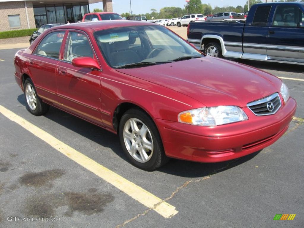 2000 626 LX-V6 - Laser Red / Beige photo #3