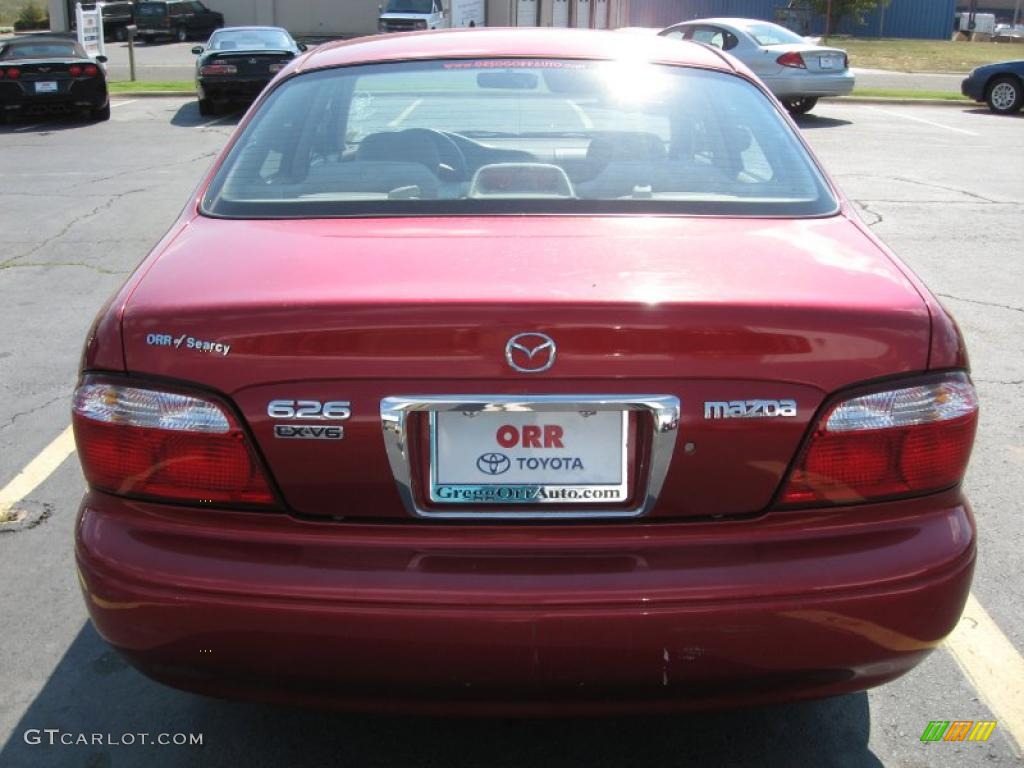 2000 626 LX-V6 - Laser Red / Beige photo #5