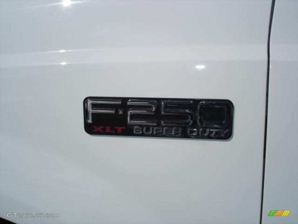 2000 F250 Super Duty XLT Extended Cab - Oxford White / Medium Parchment photo #6