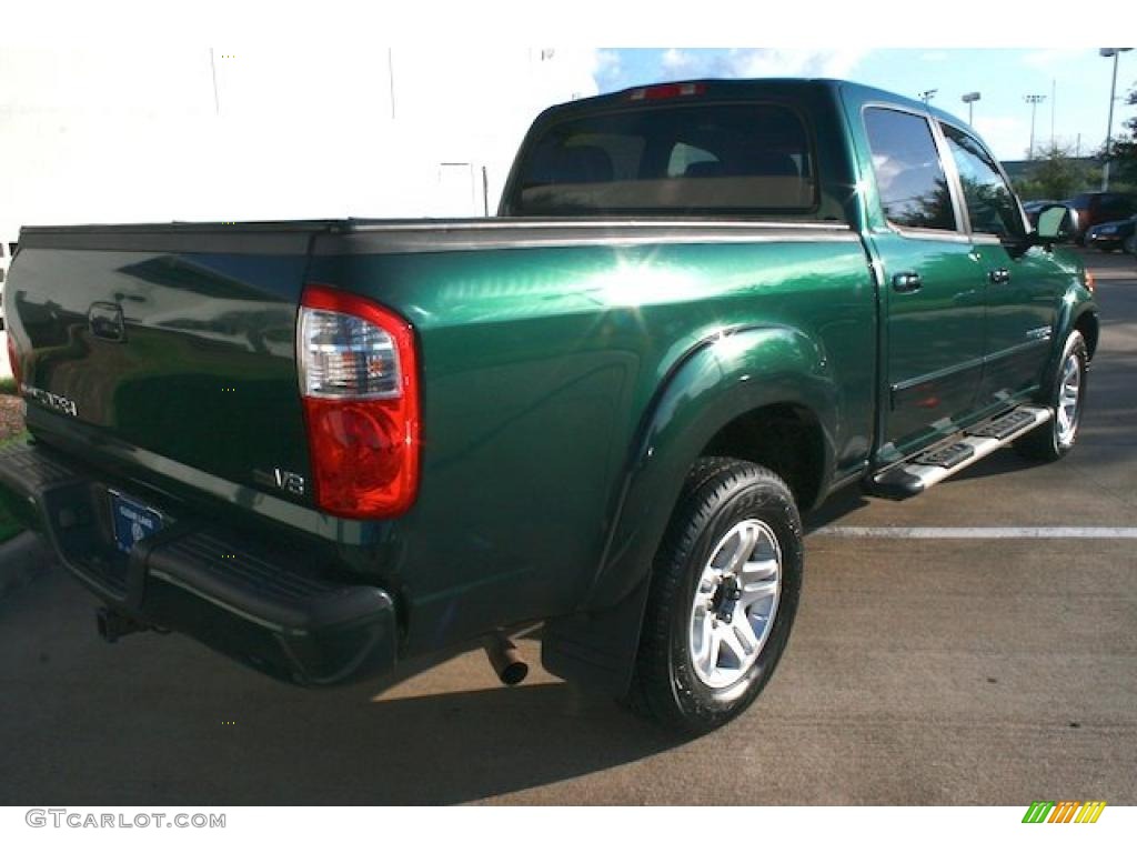 2004 Tundra Limited Double Cab - Imperial Jade Mica / Oak photo #13