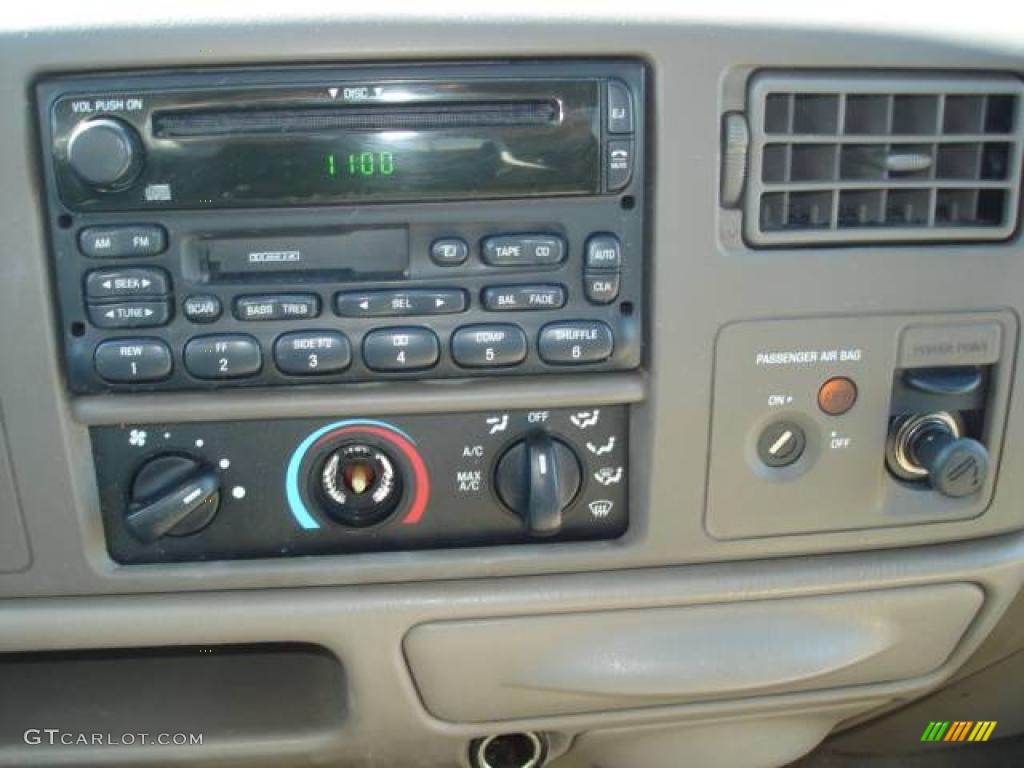 2000 F250 Super Duty XLT Extended Cab - Oxford White / Medium Parchment photo #10