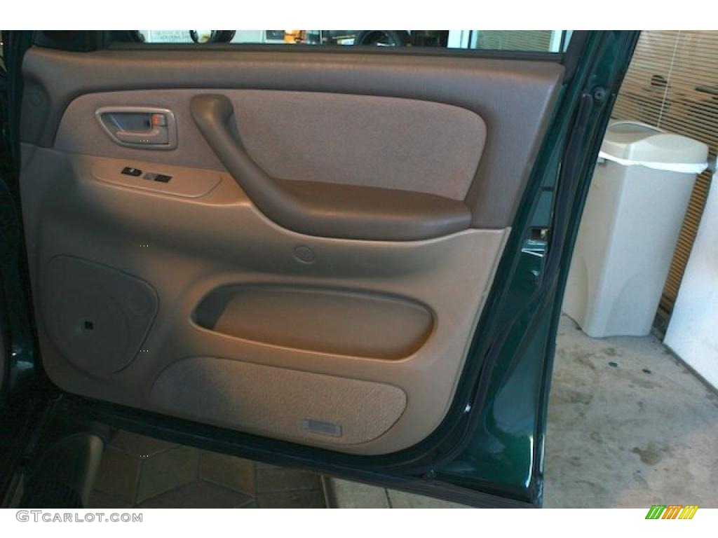 2004 Tundra Limited Double Cab - Imperial Jade Mica / Oak photo #27